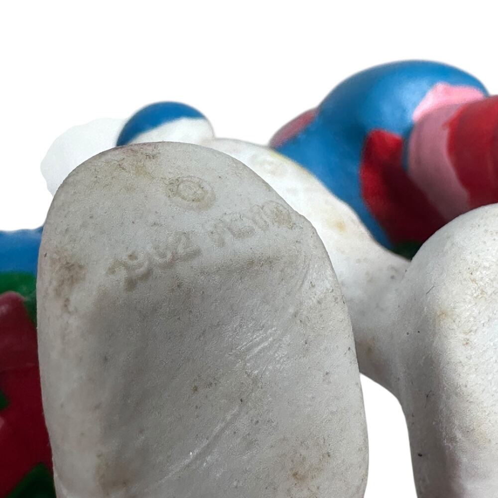 Vintage Schleich The Smurfs PVC Figure‎ Lot of 3 Candy Cane Hiker Wheat Farmer - Picture 6 of 10